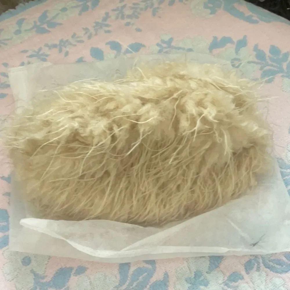 NEW *Cowgirl Up!* Cream Faux Fur Clutch